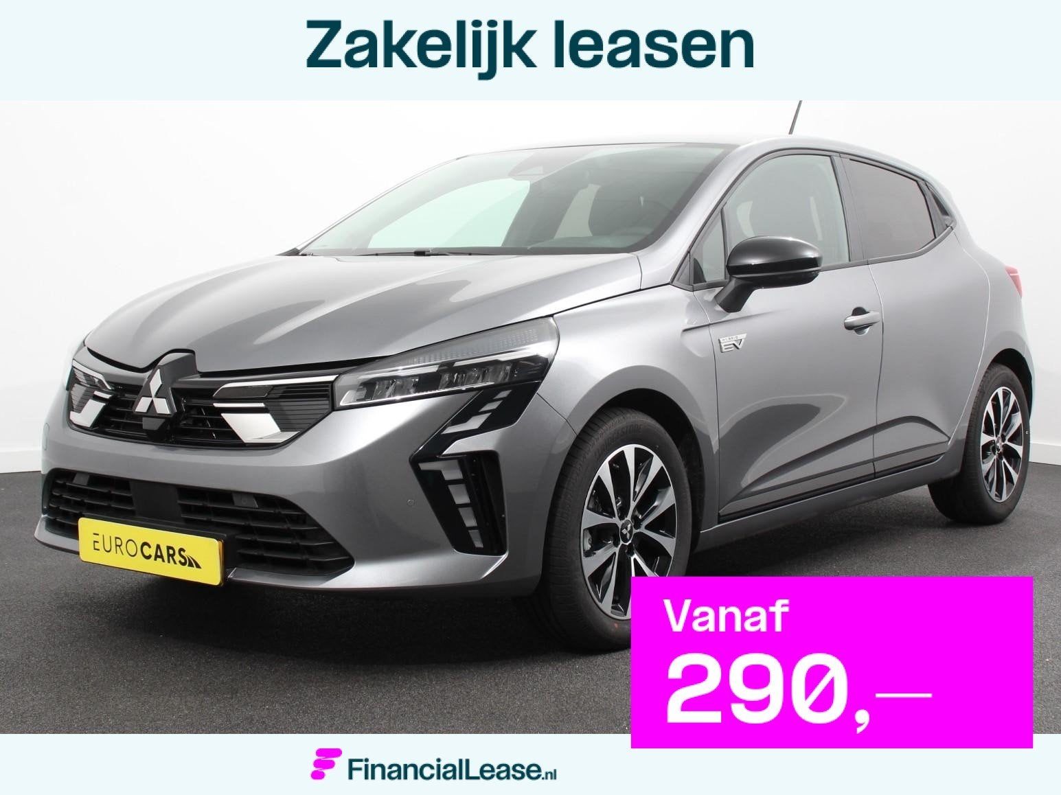 Mitsubishi Colt 1.6 HEV Automaat Intense DEMO ! Navigatie d., Stof, Gebruikt, 4 cilinders, Bedrijf