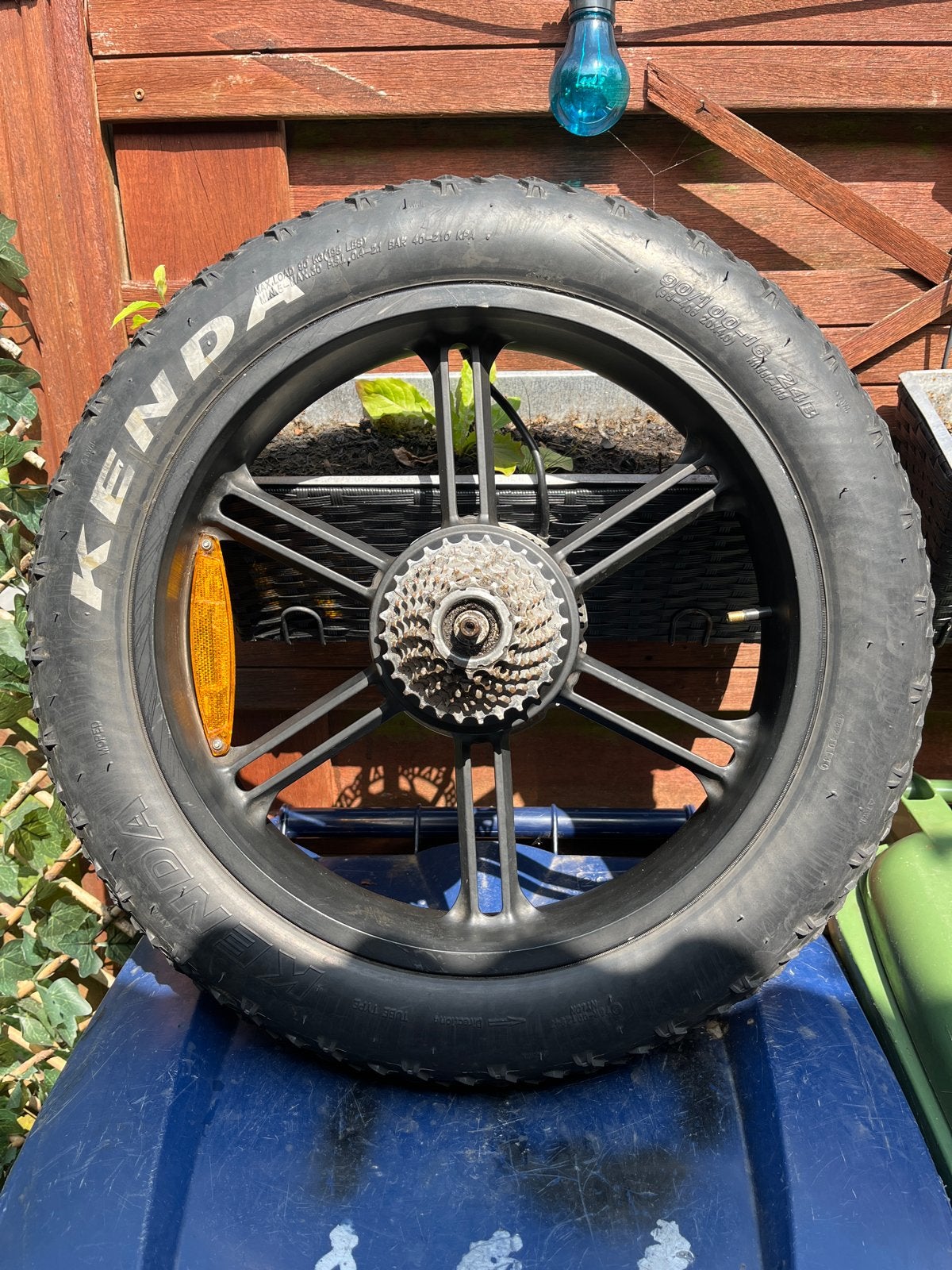 Kenda Krusade Fatbike Wiel met Band en Schijfrem, Gebruikt, Ophalen, Wiel, Fatbike