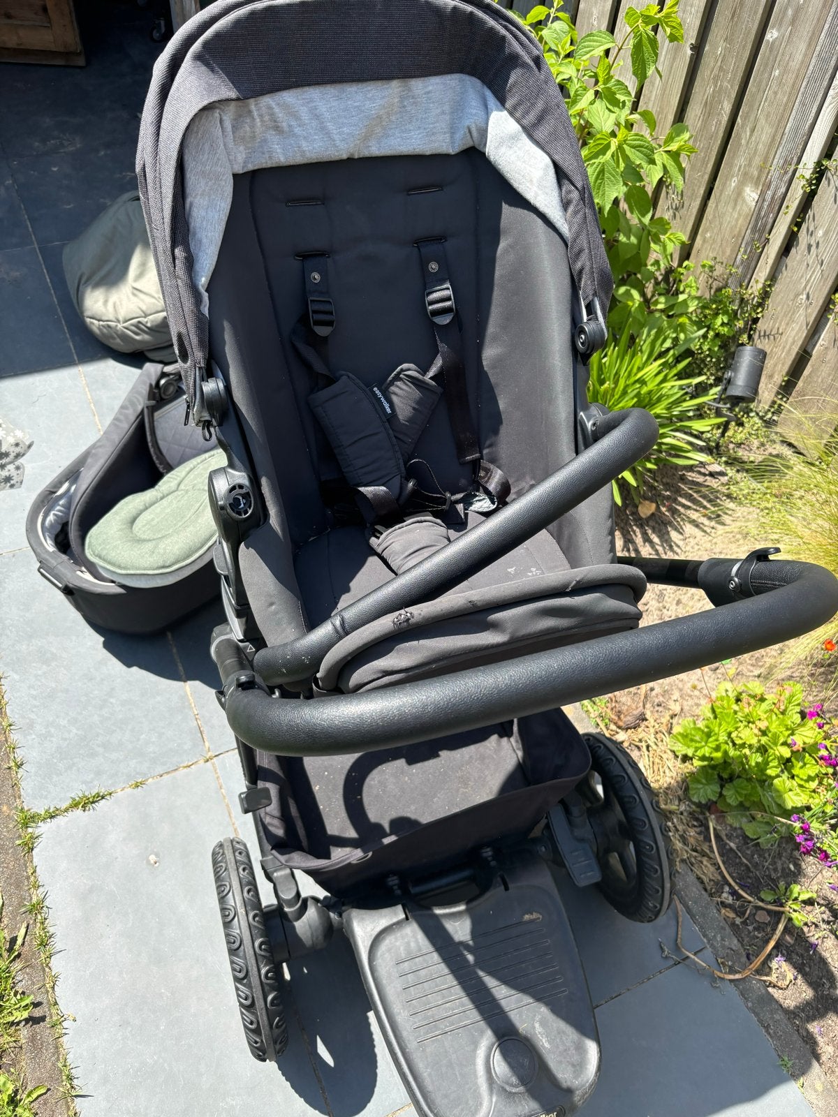 Easywalker Harvey 2 kinderwagen met reiswieg en Maxi-Cosi, Gebruikt, Combiwagen, Met autostoeltje, Ophalen