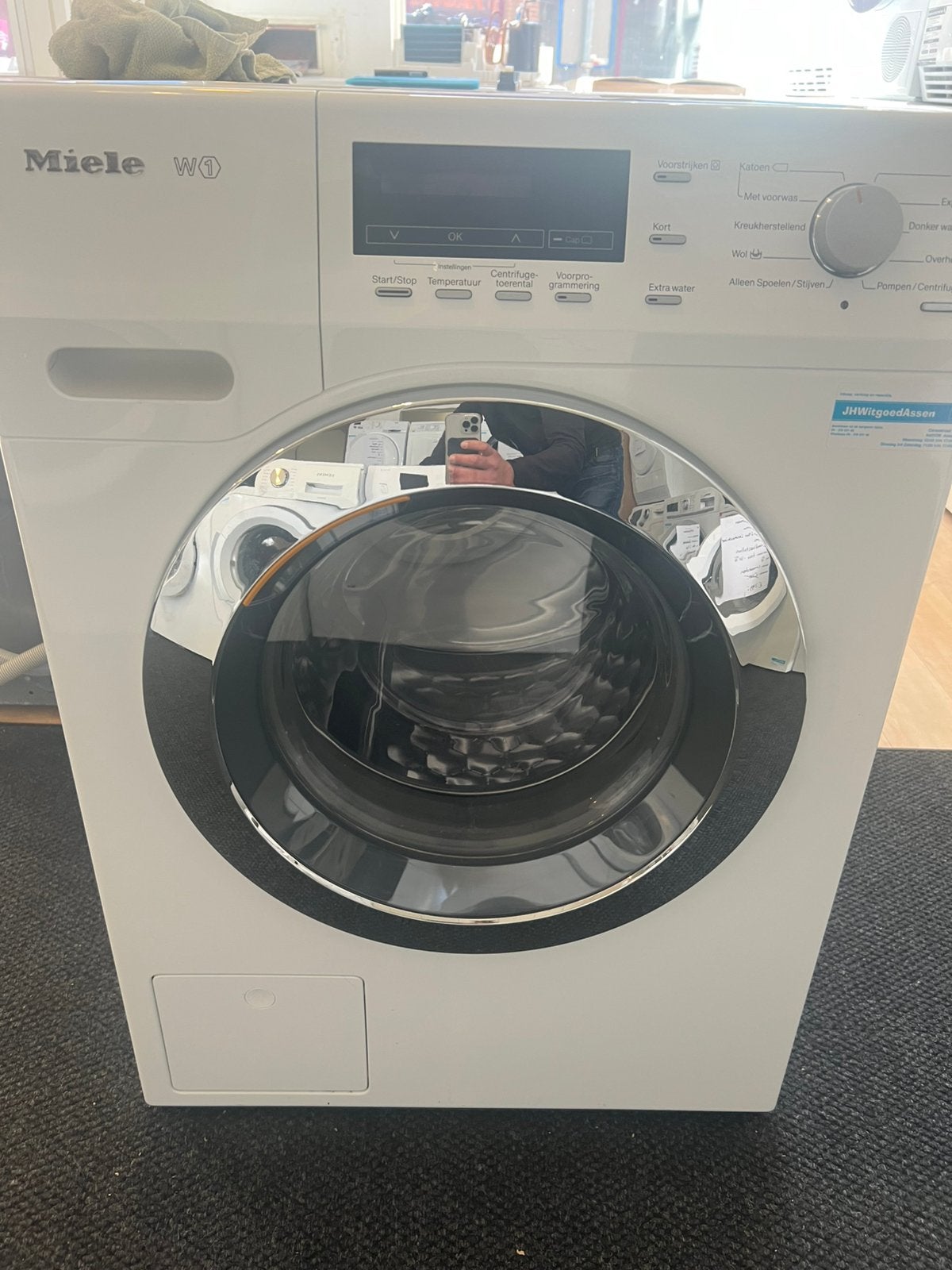 Miele W1 wasmachine 8 kilo met 1600 toeren A+++ energielabel, Minder dan 85 cm, Jhwitgoedassen, 8 tot 10 kg, Ophalen of Verzenden