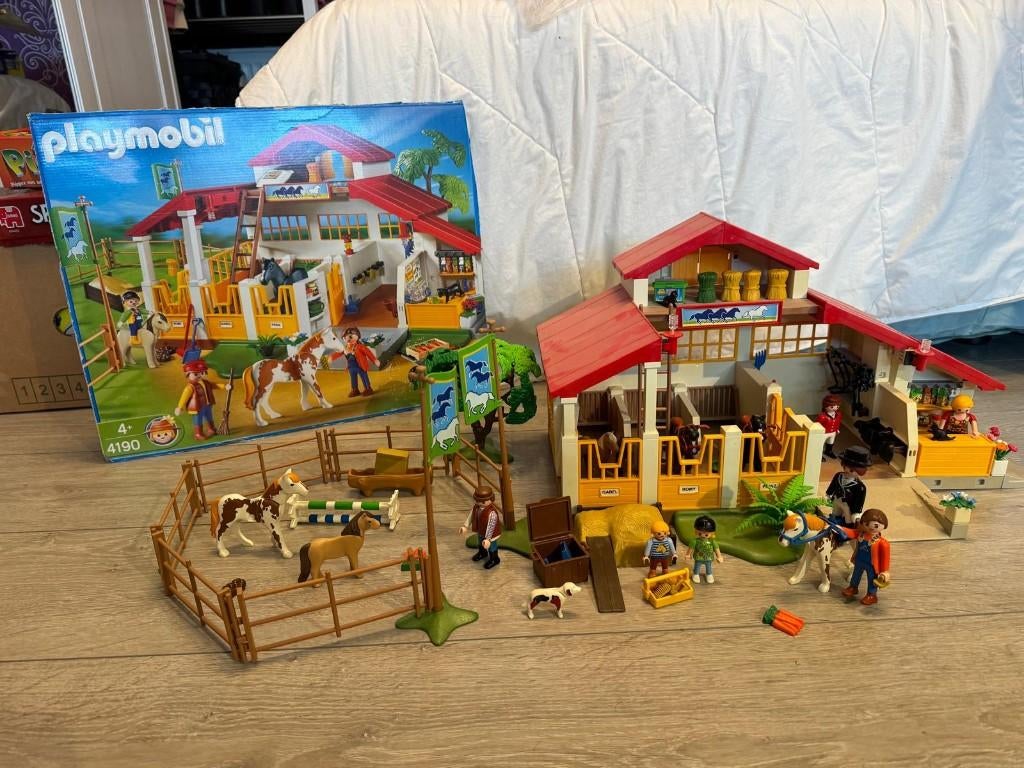 Playmobil 4190 – Paardenmanege, Ophalen of Verzenden, Zo goed als nieuw, Complete set