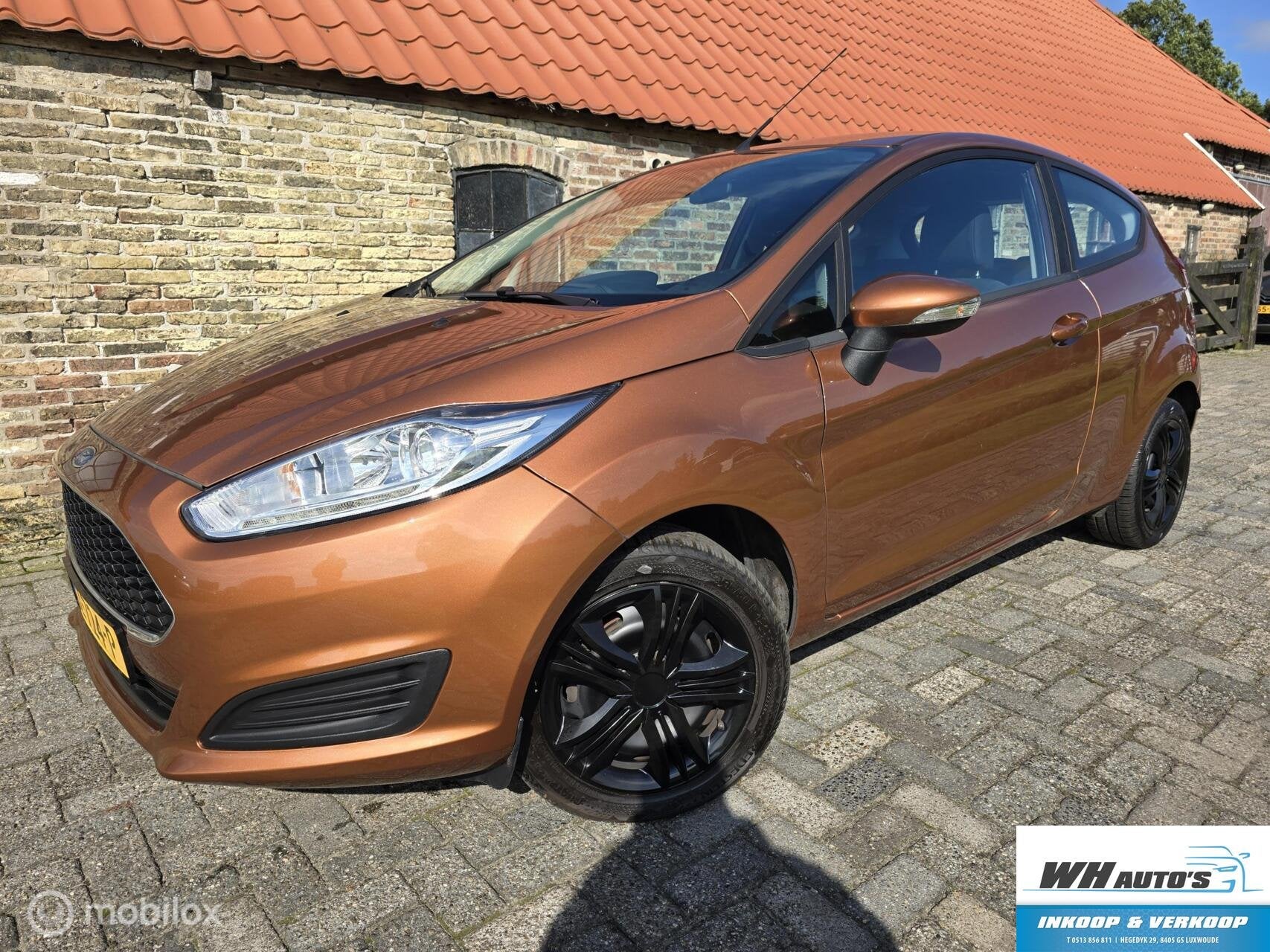 Ford Fiesta 1.0 Style Essential | NAVI | Zeer netjes, Auto's, Gebruikt, 525 kg, Bruin, 23 km/l