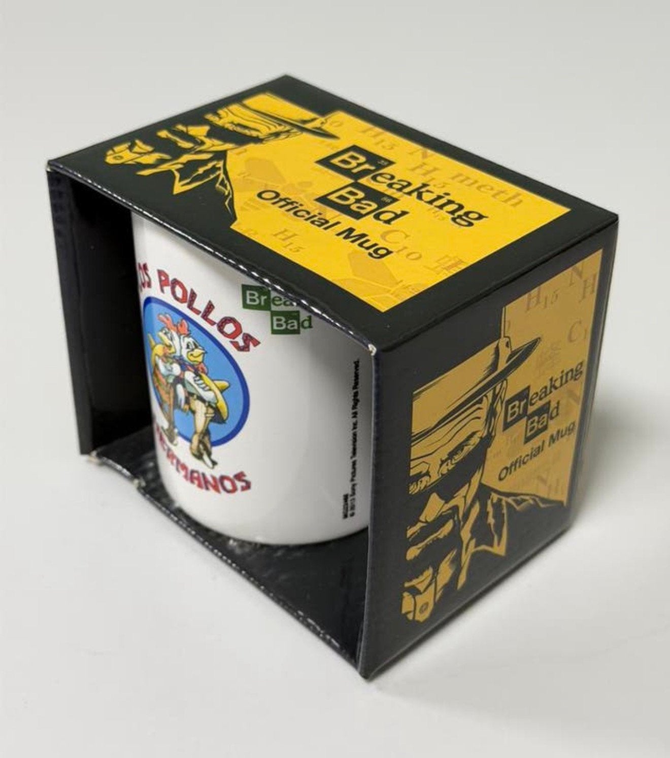 Breaking Bad Official Mug Los Pollos Hermanos mok kom beker, Gebruiksvoorwerp, Nieuw, Ophalen of Verzenden, H
