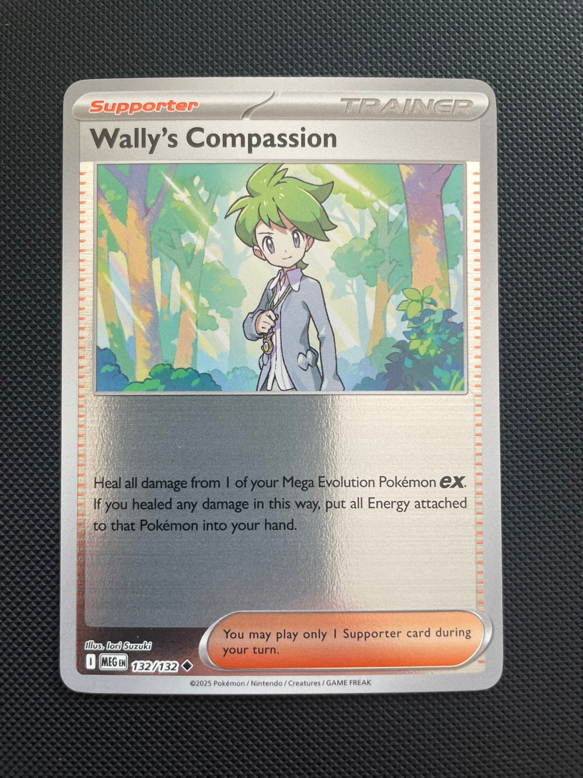 Wally’s Compassion 132/132 Reverse Holo Mega Evolution, Ophalen of Verzenden, Zo goed als nieuw
