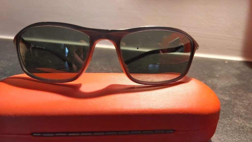Ray Ban, zonnebril cutters, W3123, unisex, vintage, Zonnebril, Bruin, Ophalen of Verzenden, Zo goed als nieuw