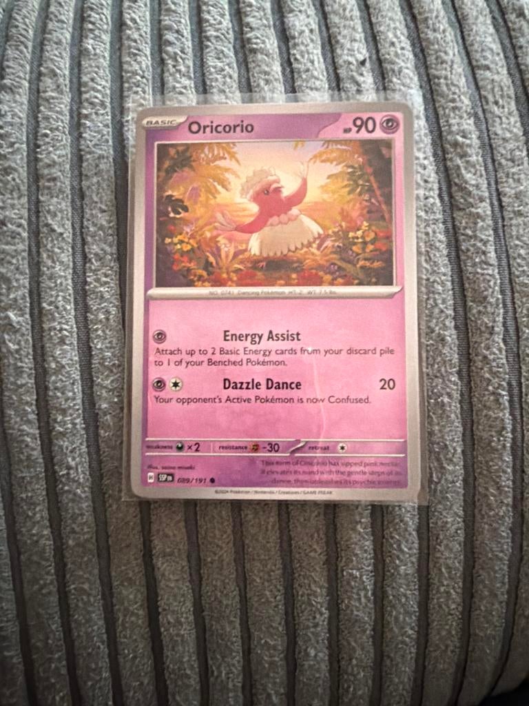 Oricorio Pokémon Kaart 089/191 - Game Freak, Ophalen of Verzenden, Zo goed als nieuw, Losse kaart