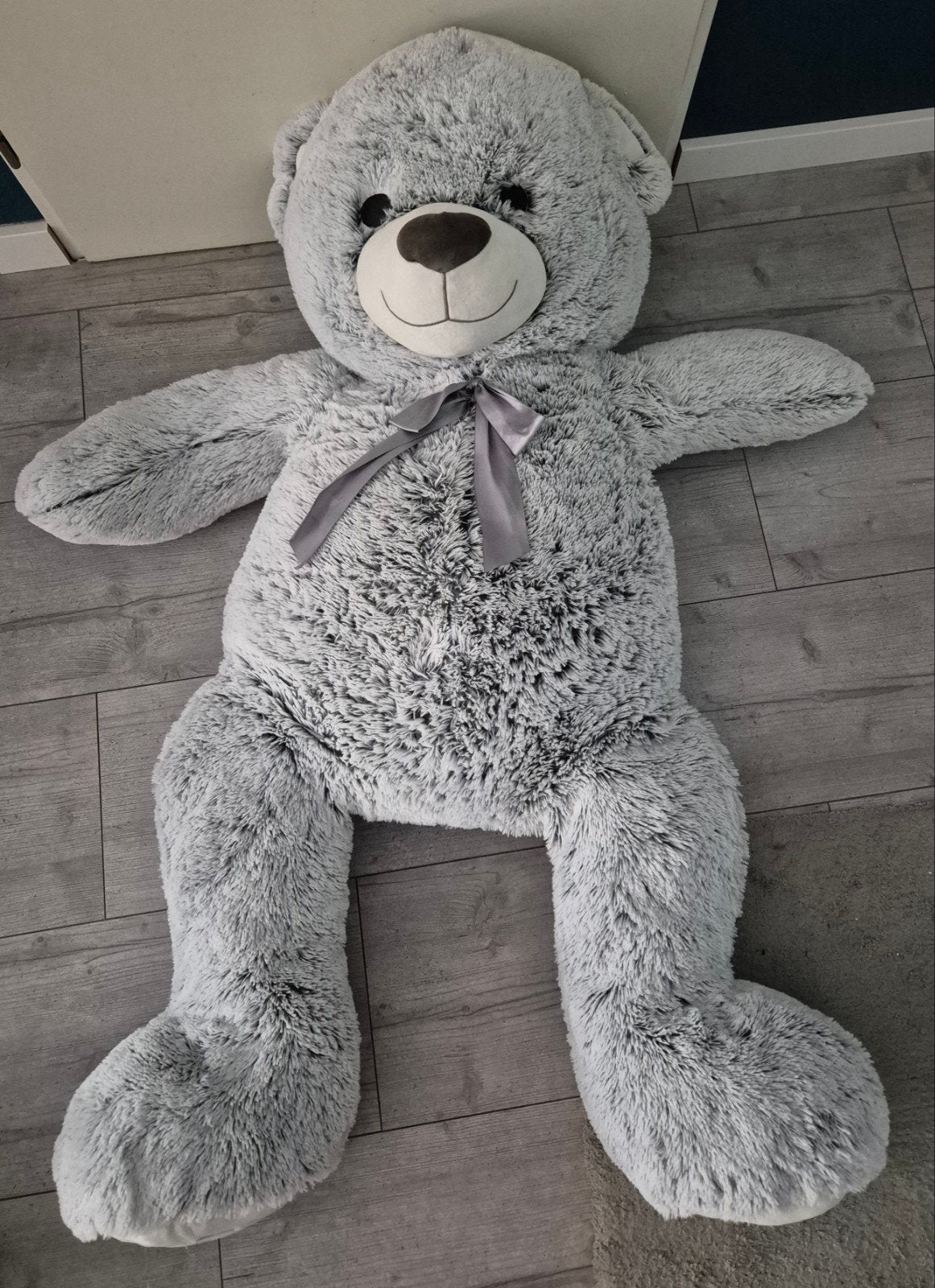 Grote grijze teddybeer - knuffelbeer, Overige merken, Overige karakters, Beer, Grijs