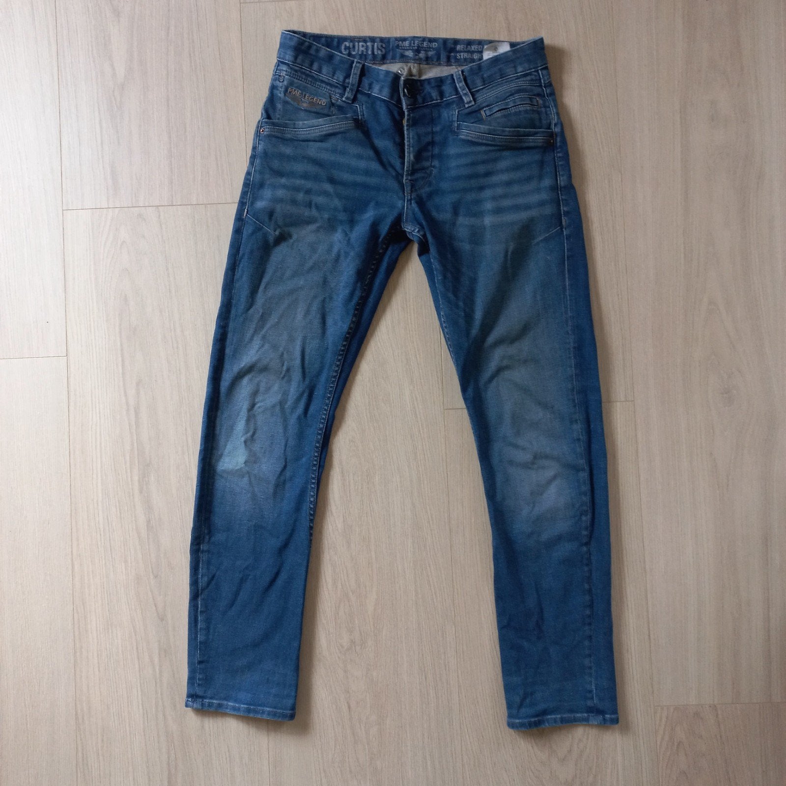 PME Legend Curtis Relaxed Straight Jeans W30/L32, Blauw, W32 (confectie 46) of kleiner, Ophalen of Verzenden, PME Legend