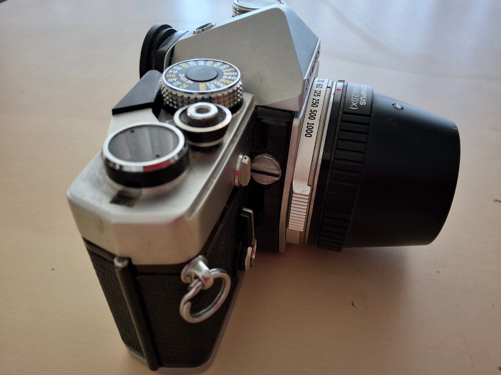 Olympus OM-1 Spiegelreflex met A10-M4(2x) endoscoop adapter, Ophalen of Verzenden
