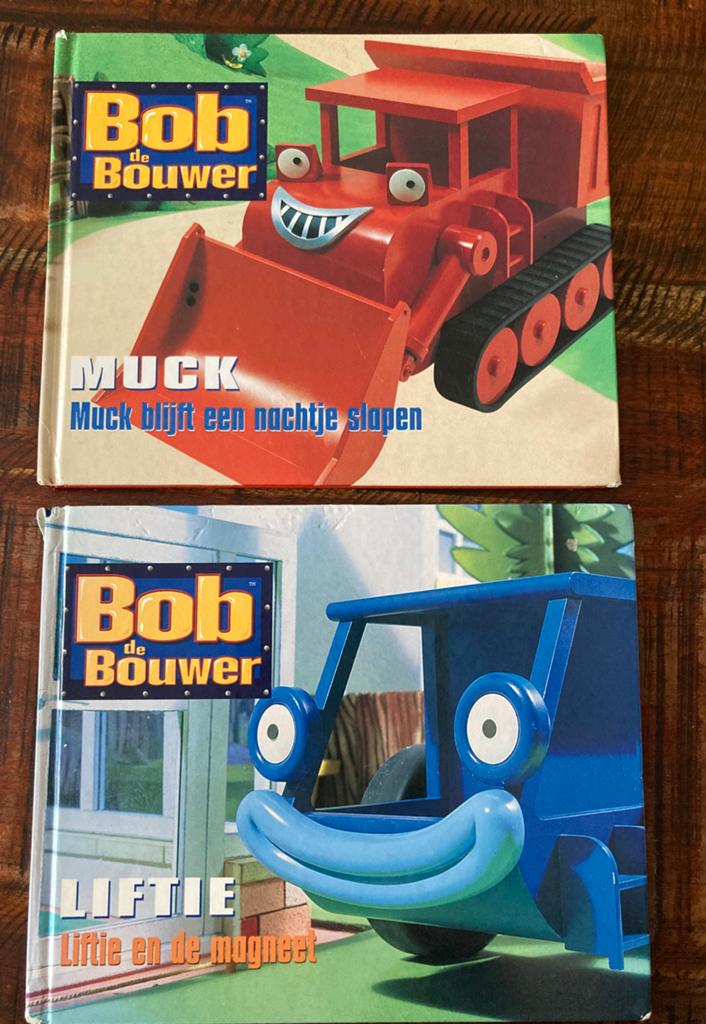 Bob de Bouwer boeken Liftie en Muck, oude versie, Gelezen, Fictie algemeen, Jongen of Meisje, Ophalen of Verzenden
