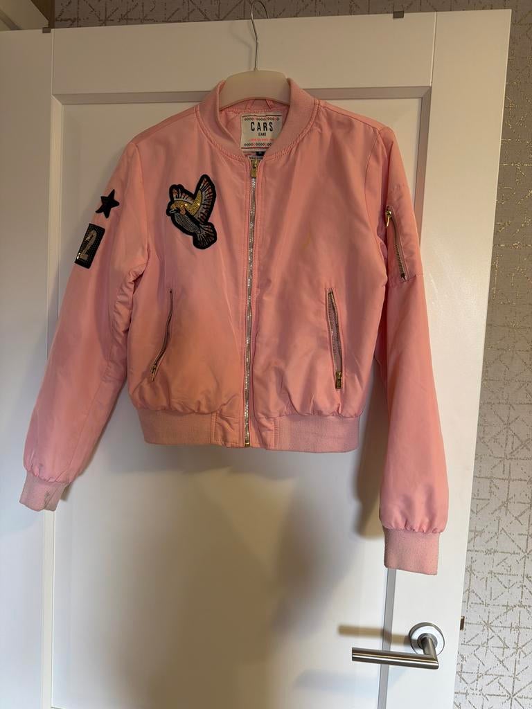 Cars jas maat 16 licht rosé bomberjack, Ophalen of Verzenden, Gedragen, Maat 34 (XS) of kleiner, Roze