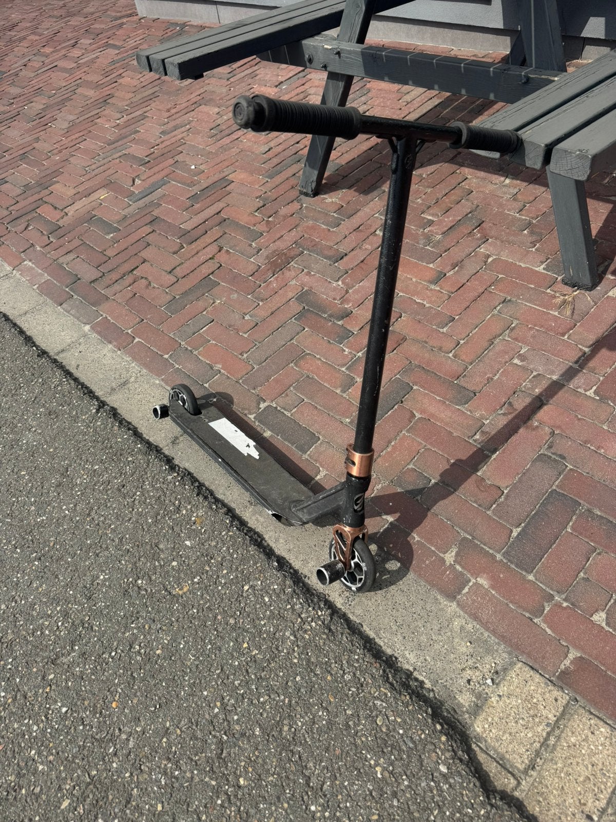 Oxelo stunt step, Fietsen en Brommers, Ophalen, Gebruikt, Gewone step