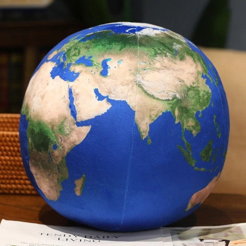 Planeten grote pluche knuffel Aarde 2 (27cm)