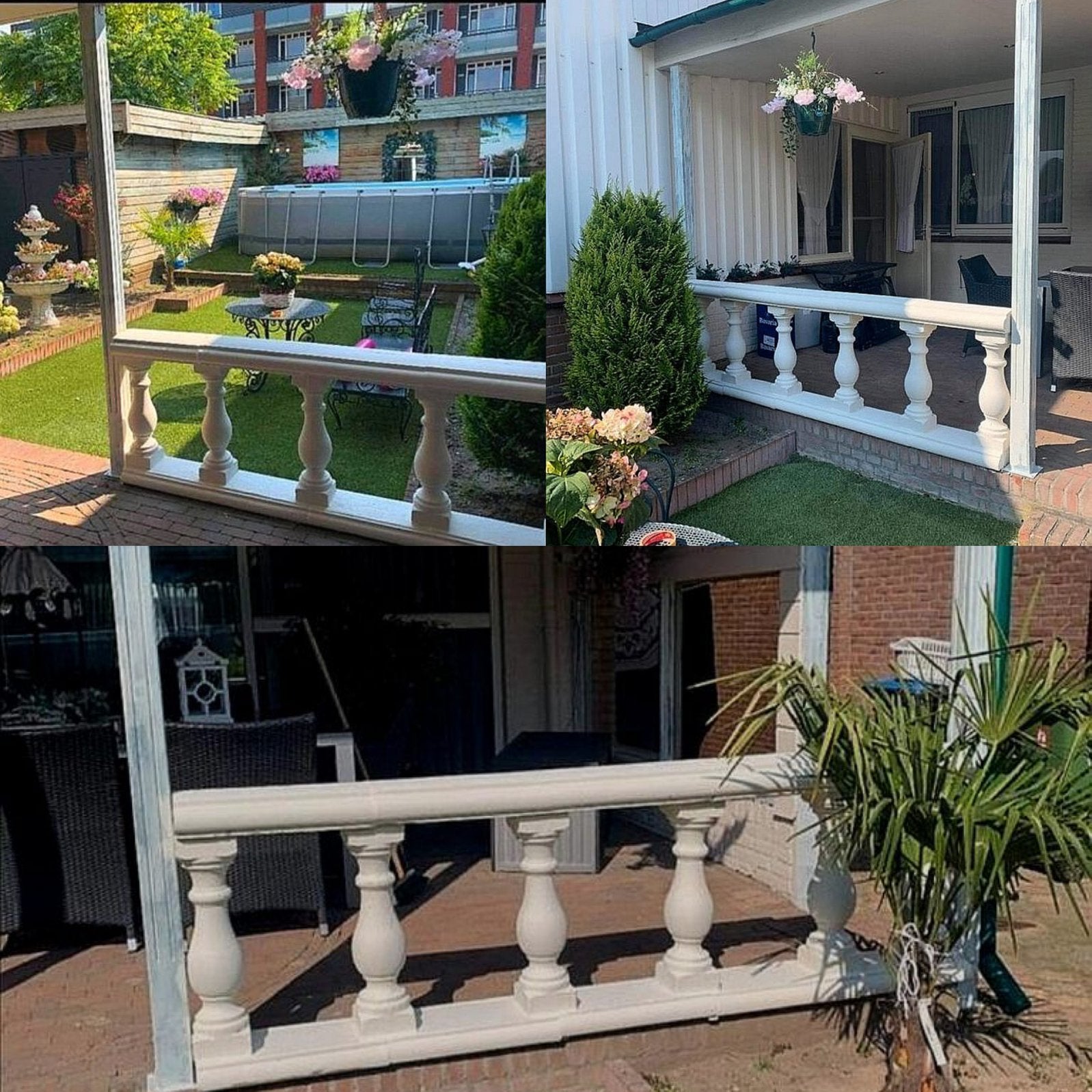 Sierlijke mediterraanse betonnen balustrades, unieke stijl, Ophalen, Nieuw