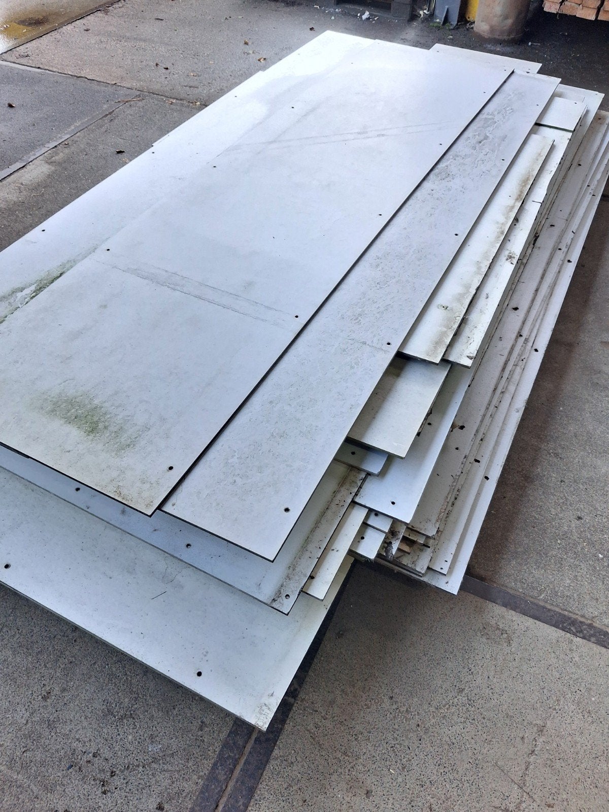 trespa platen wit 6mm, Ophalen, Minder dan 180 cm, Palen