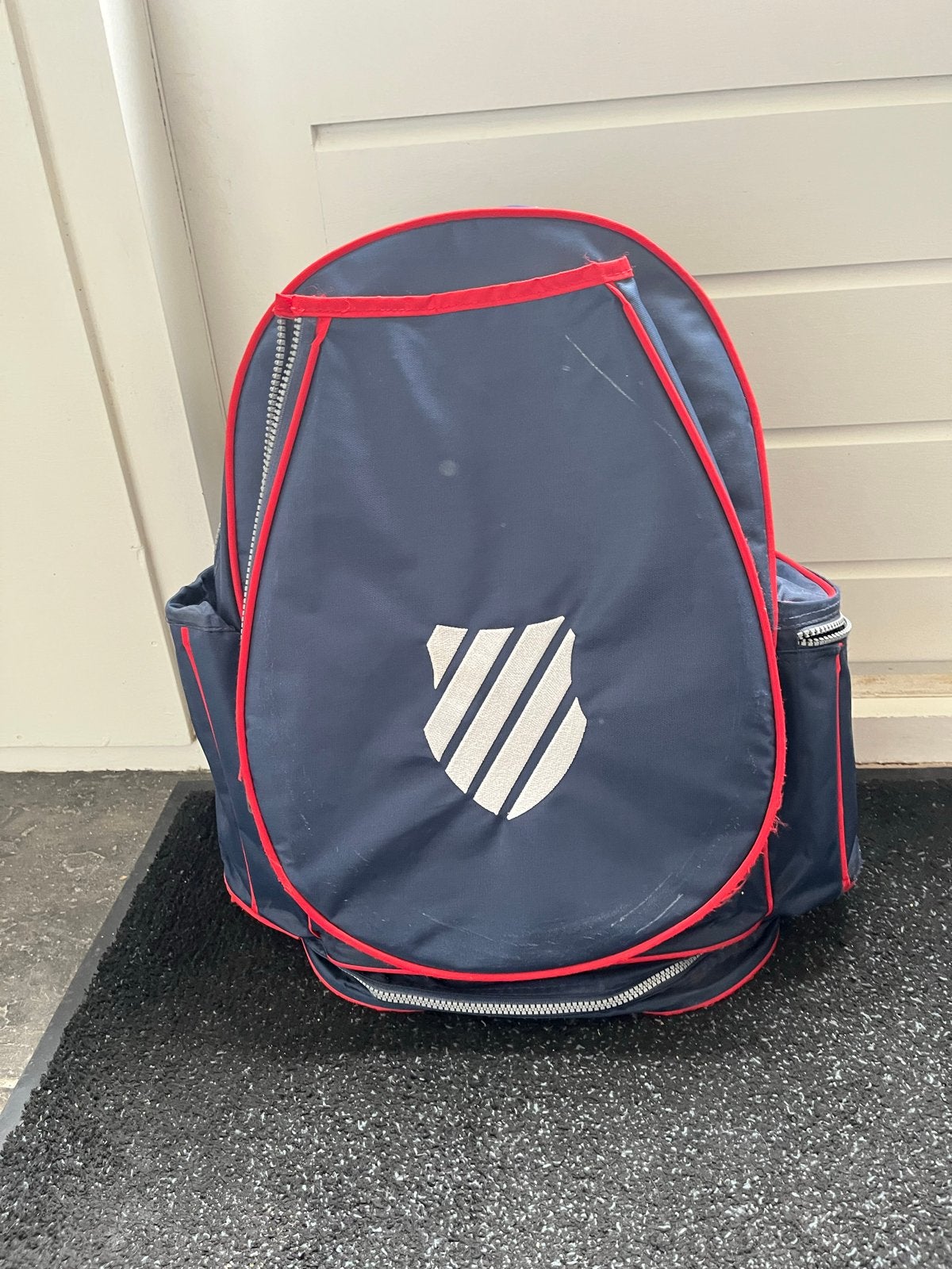 Donkerblauwe tennistas van k-swiss, Gebruikt, Tas, Ophalen, L2