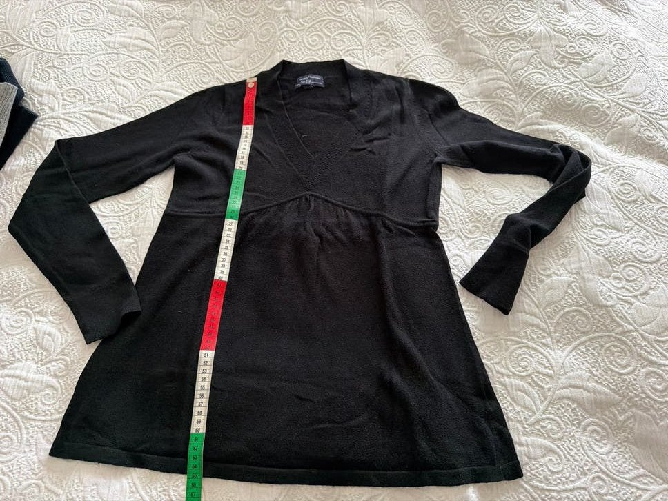 Gap dames trui met V-hals, getailleerd, van kasjmier, Ophalen of Verzenden, Gedragen, Maat 38/40 (M), Zwart