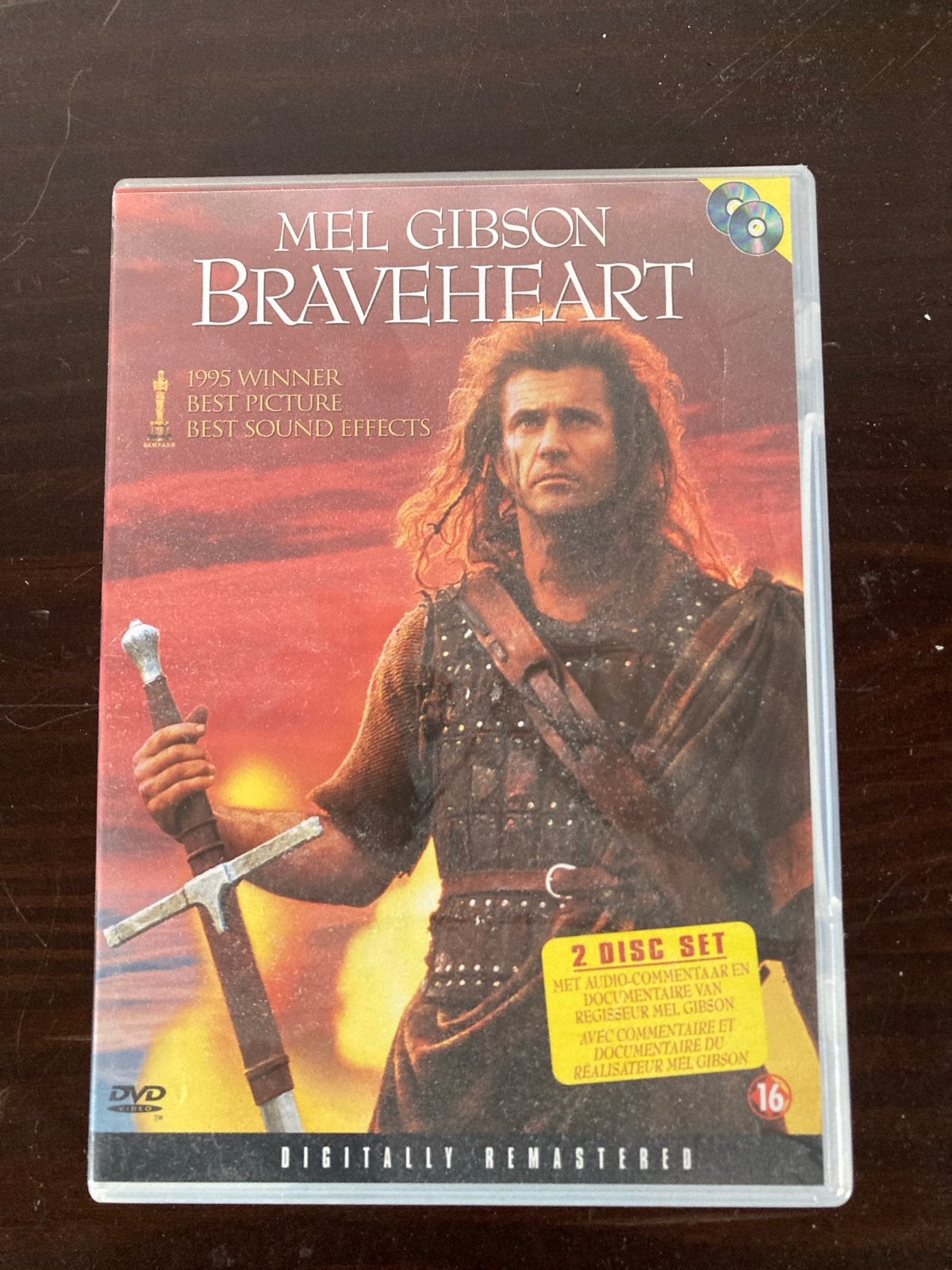 Braveheart (Mel Gibson) - 2 Disc Set DVD, Cd's en Dvd's, Dvd's | Actie, Ophalen, Vanaf 16 jaar, Nederlands, Historisch