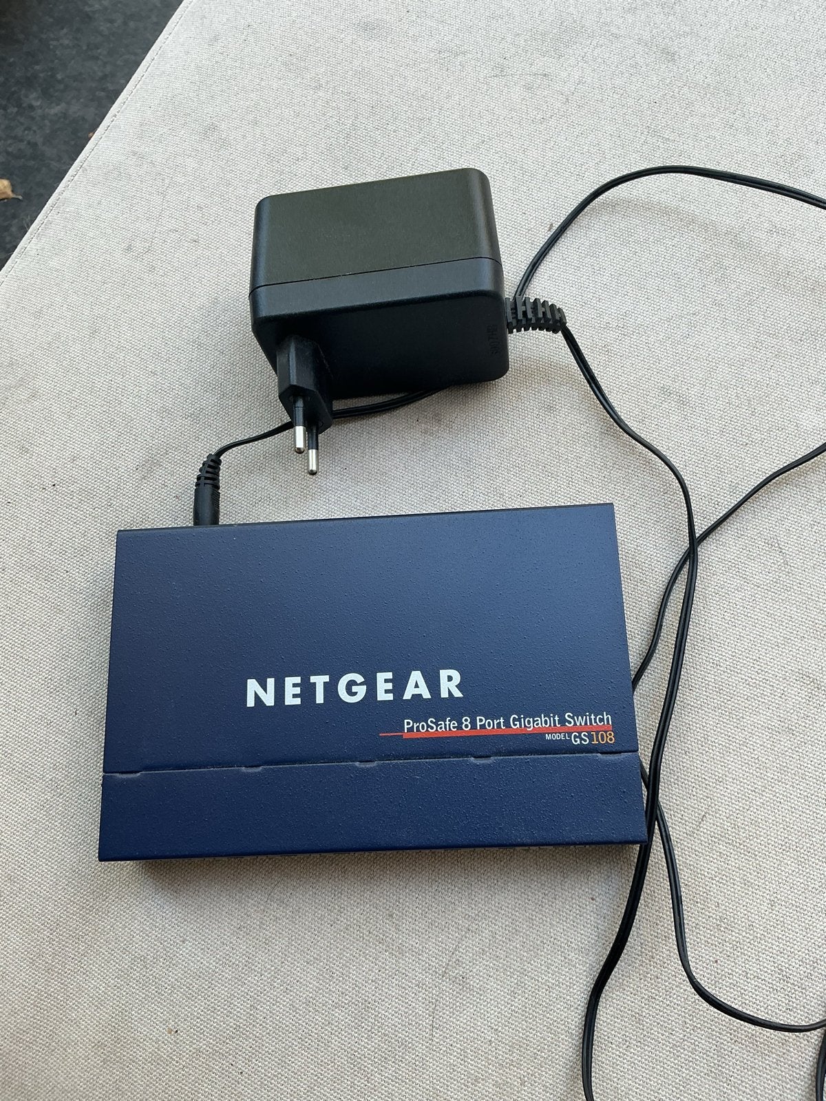 NETGEAR ProSafe 8-poorts Gigabit Switch GS108, Ophalen of Verzenden, Gebruikt