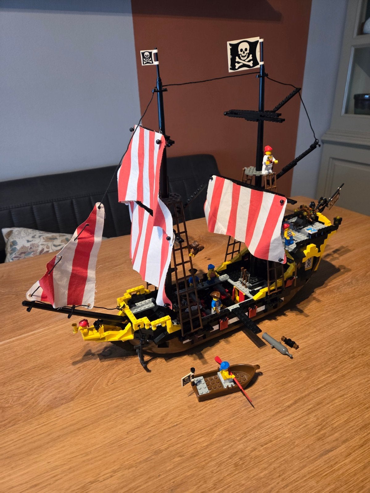 Lego Pirates uit 1989 set 6285 Dark Shark Barracuda, Ophalen, Inclusief minifiguren, Lego, Pirates
