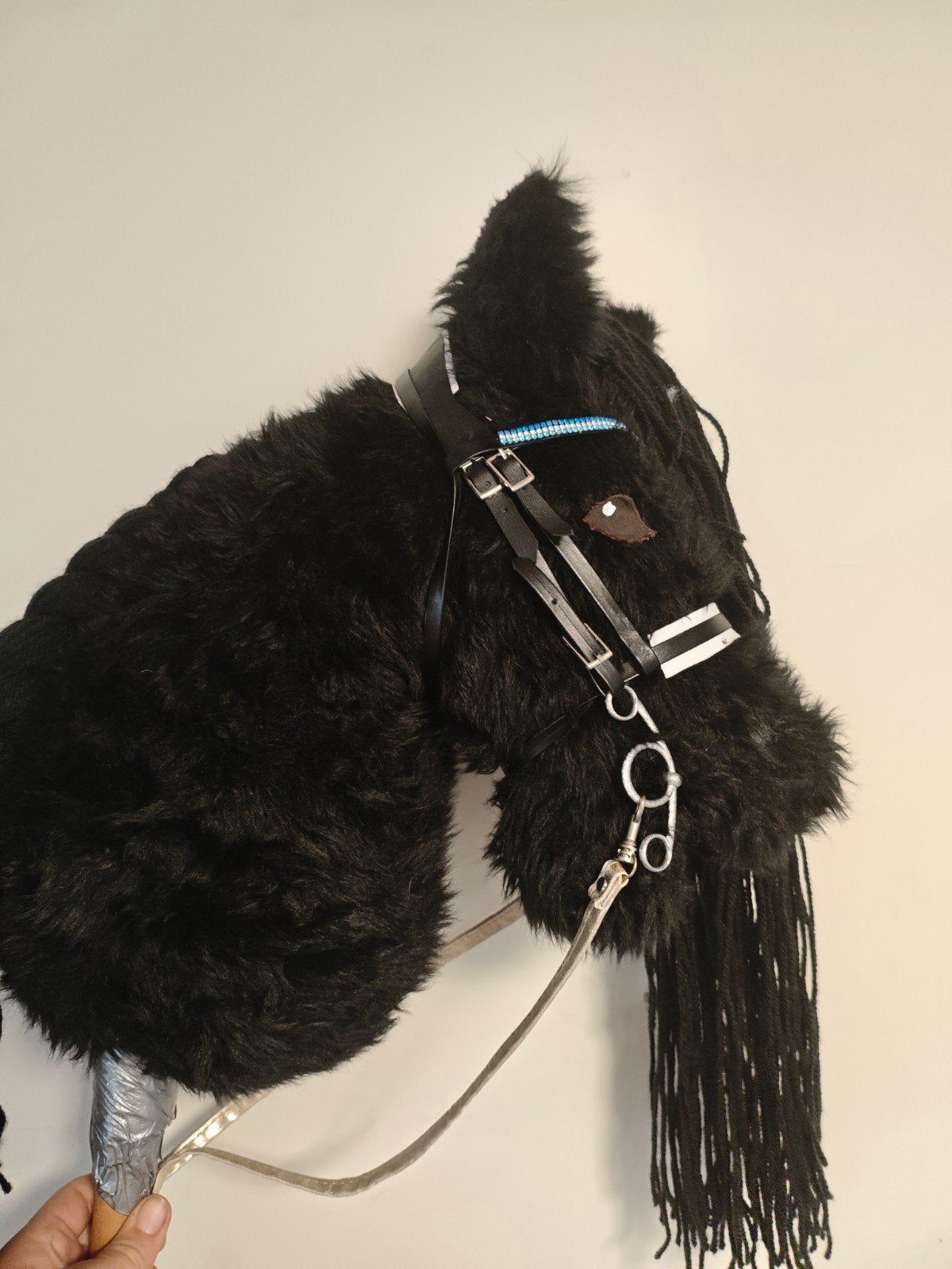 Mooie fries hobby horse met tuig, Ophalen of Verzenden