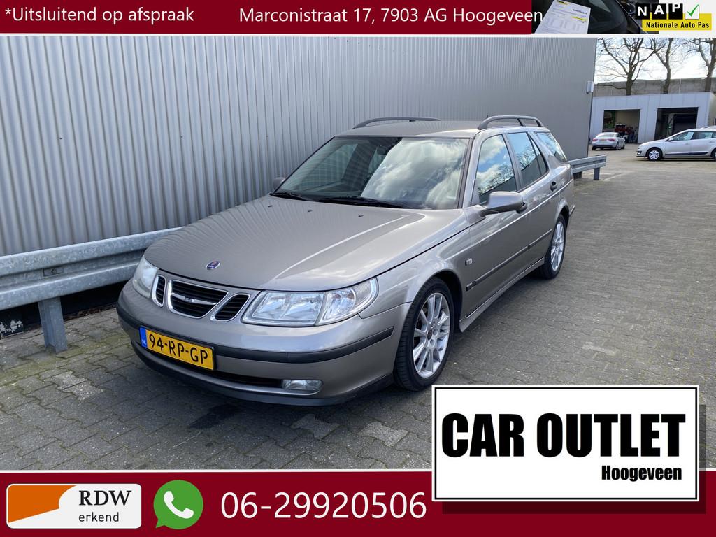 Saab 9-5 Estate 2.0t Linear Business Pack AUTOMAAT, Clima, C, Auto's, Saab, Stof, 4 cilinders, 150 pk, Origineel Nederlands