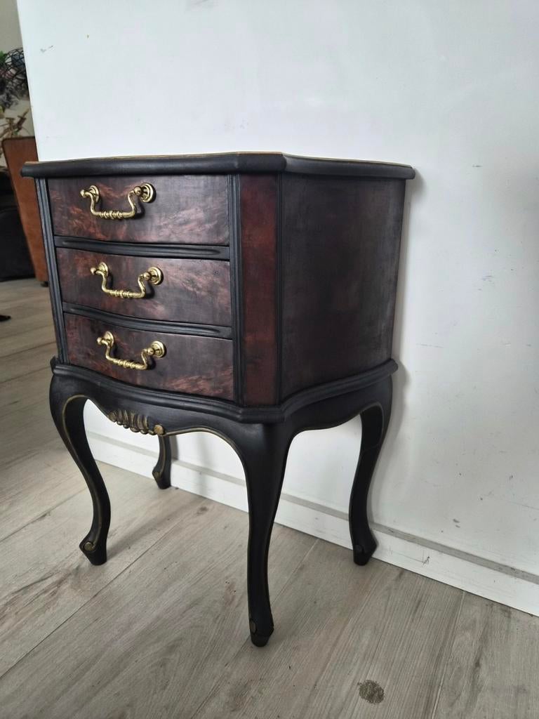Kastje met lades, Huis en Inrichting, Ophalen, Eikenhout, Barok, gothic, vintage, 50 tot 100 cm