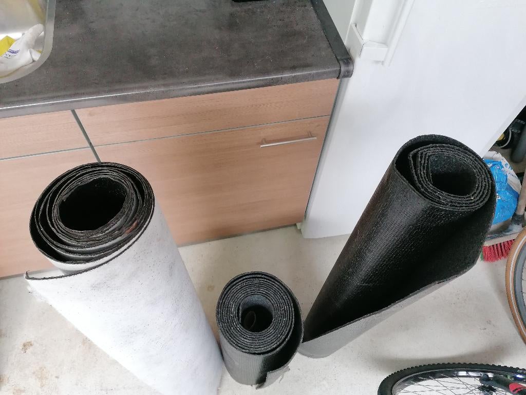 Dakleer nieuw, Ophalen, Overige materialen, Zwart, Nieuw