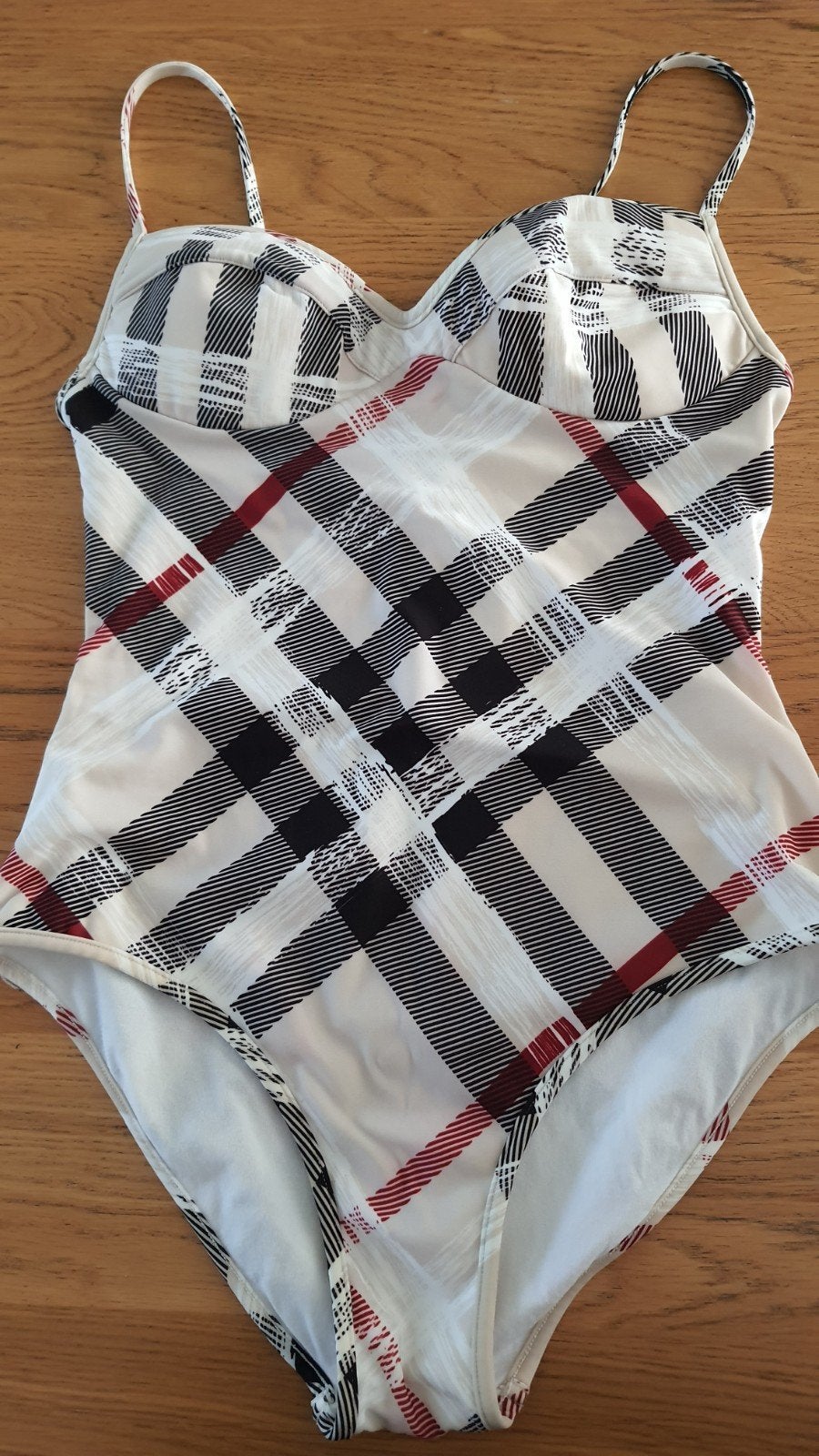 Origineel Burberry classic badpak maat L, Ophalen of Verzenden, Zo goed als nieuw, Zwart, Badpak