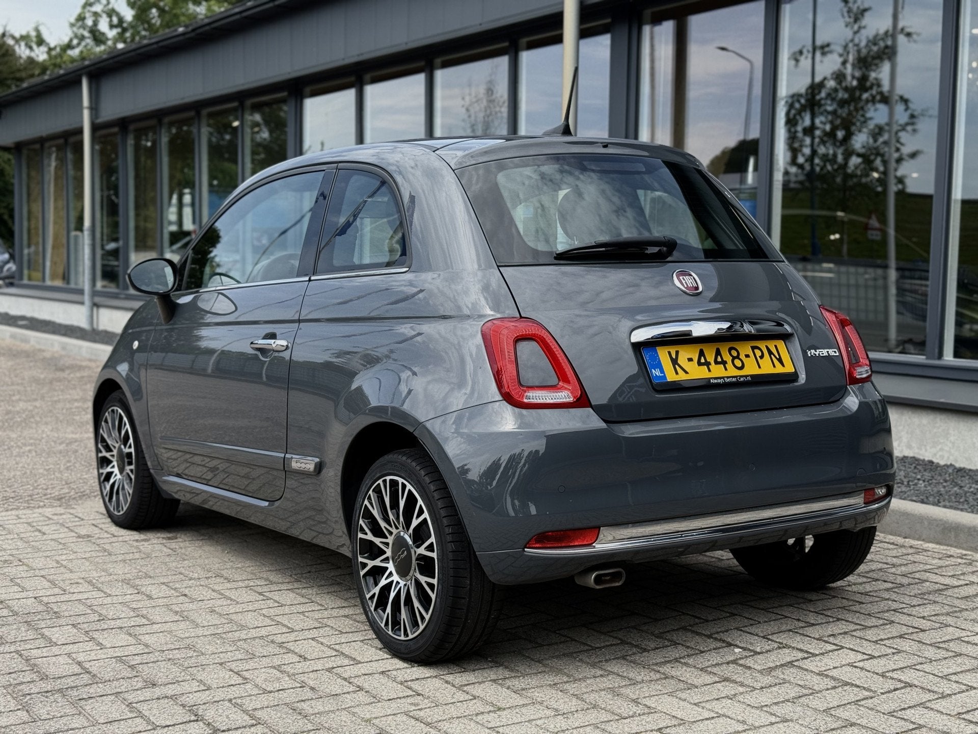 Fiat 500 1.0 Hybrid Star Pano Cruise 6 BAK (bj 2020), Voorwielaandrijving, 4 stoelen, Leder, Bedrijf