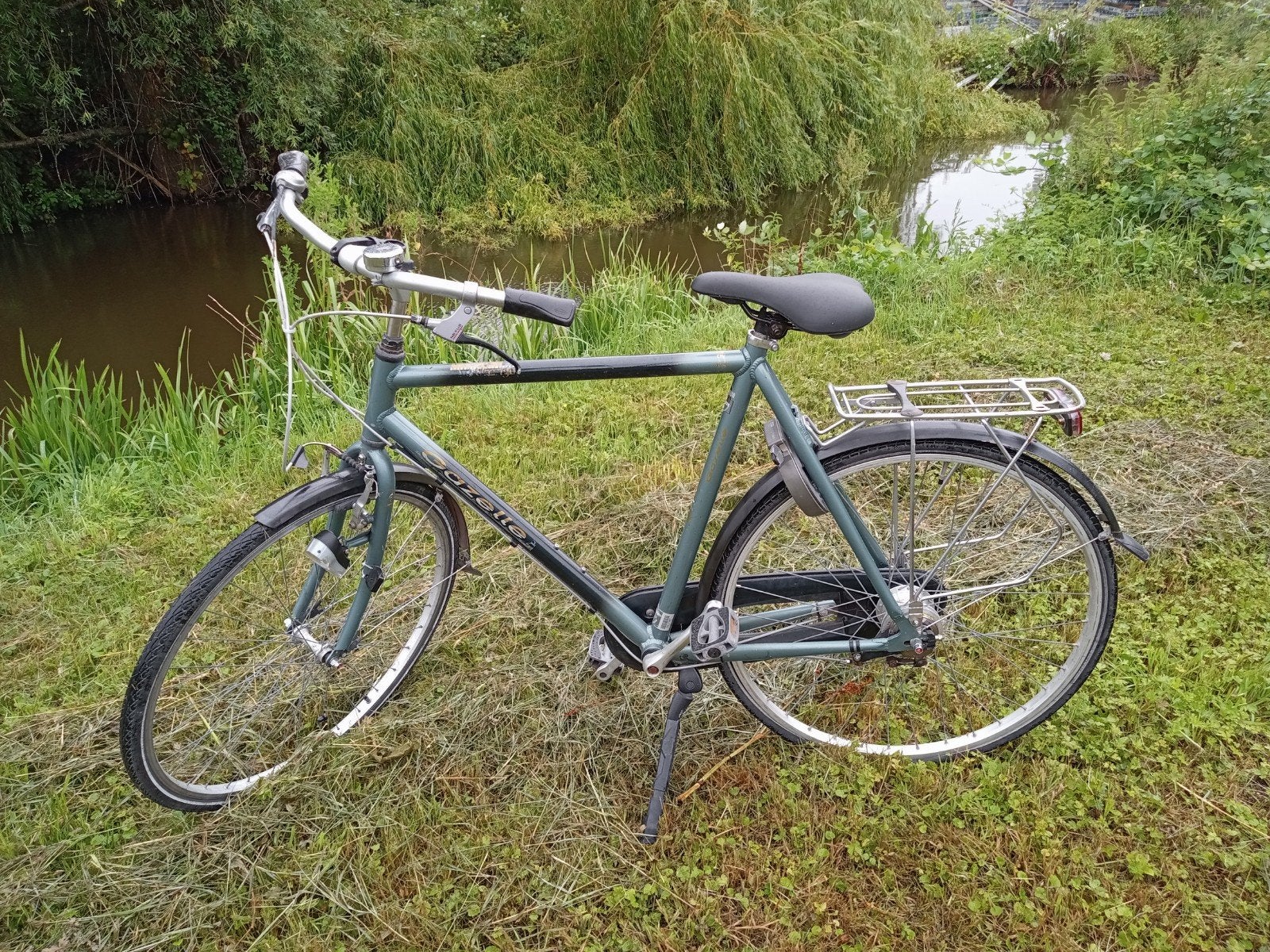 Herenfiets/fiets., Terugtraprem, Gebruikt, Versnellingen, 53 tot 57 cm