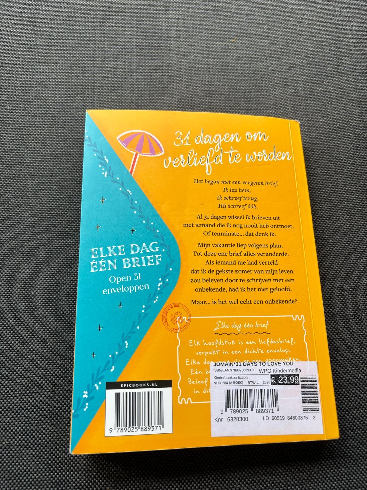 31 Days to Love You - Sophie Jomain (Elke dag een brief), Ophalen, Nieuw, Nederland