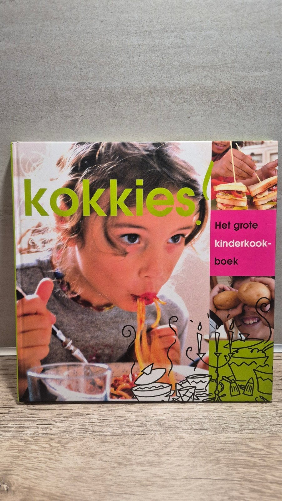Kokkies: Het grote kinderkookboek - Leer koken!, Ophalen of Verzenden, Zo goed als nieuw, Joyce Huisman, Onno H. Kleyn, Voorgerechten en Soepen