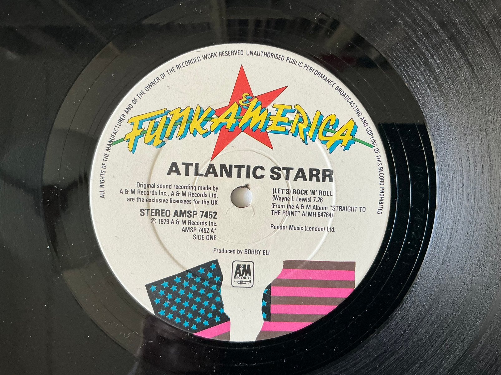Atlantic Starr – (Let's) Rock 'N' Roll 12” disco, Gebruikt, Ophalen of Verzenden, Disco, 12 inch
