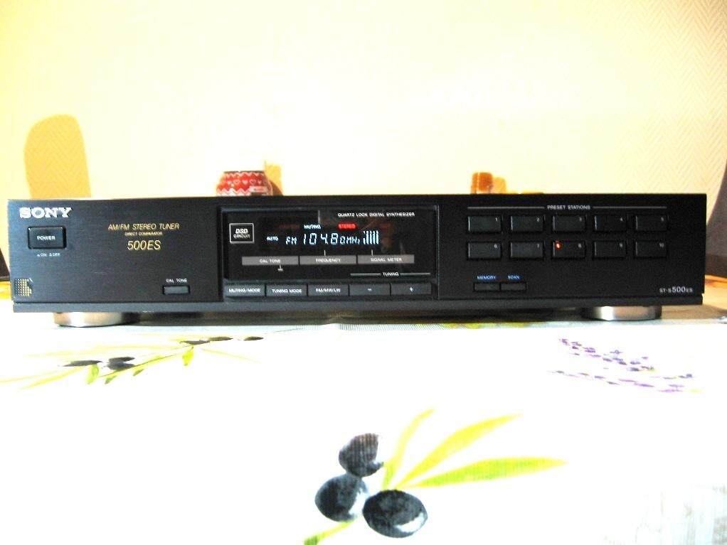 Sony ST-S500ES tuner serviced, Ophalen of Verzenden, Gebruikt