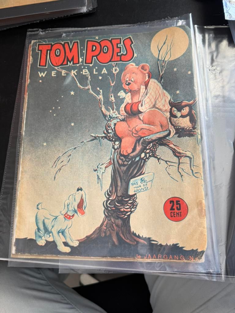 Tom poes weekblad nummer 6 -1 e jaargang, Boeken, Stripboeken, Eén stripboek, Ophalen of Verzenden, Gelezen