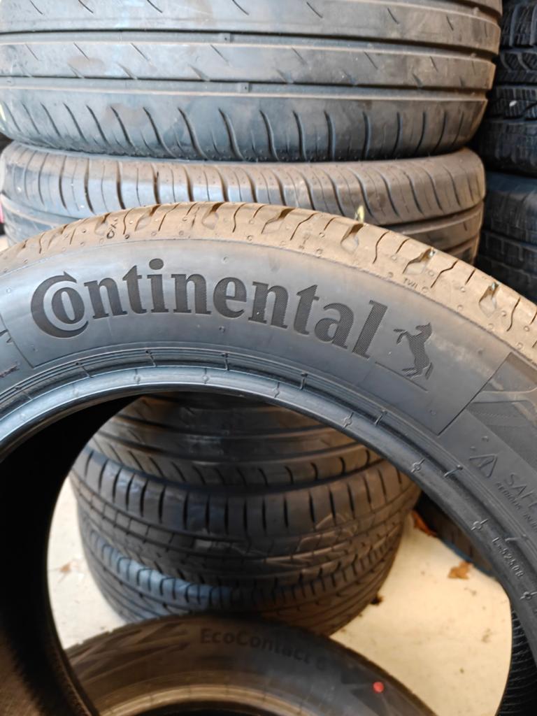 4x 185/55R15 Demo Continental Zomerbanden, Auto-onderdelen, Banden en Velgen, Ophalen, 15 inch, 185 mm, Band(en)