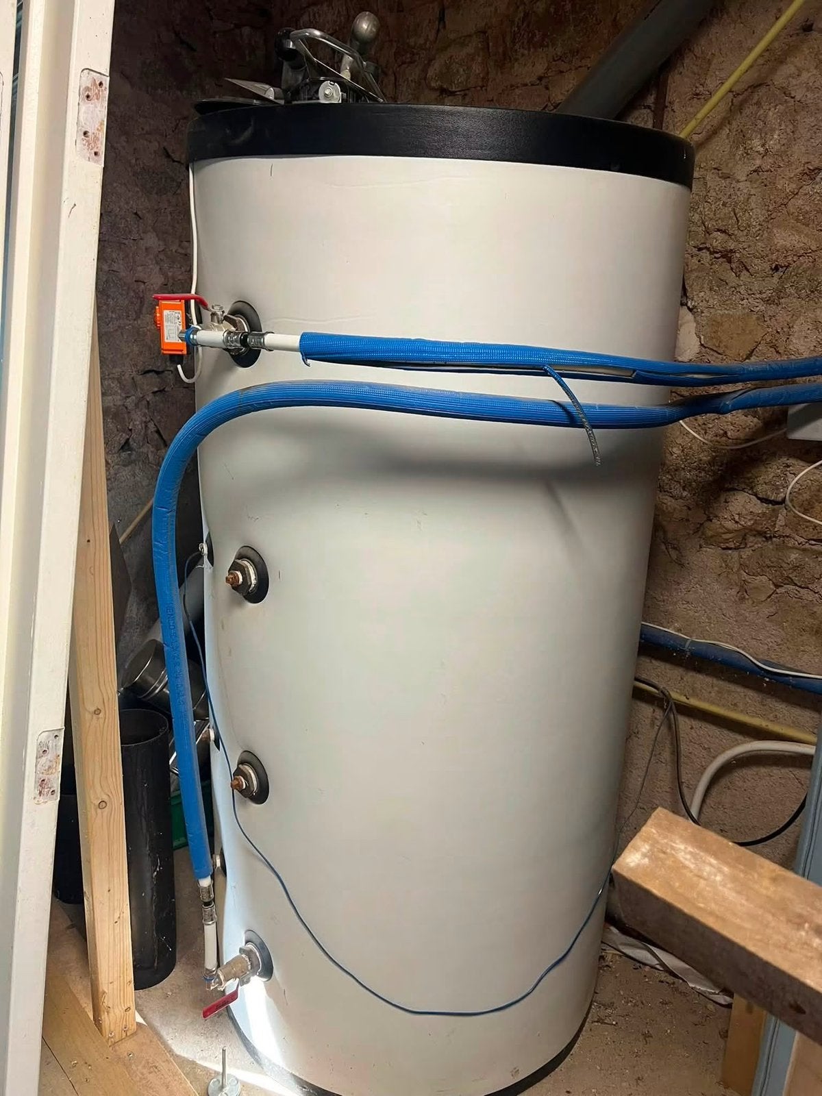 500 ltr buffer vat, Doe-het-zelf en Verbouw, Ophalen, 100 liter of meer, Zo goed als nieuw, Onderdeel