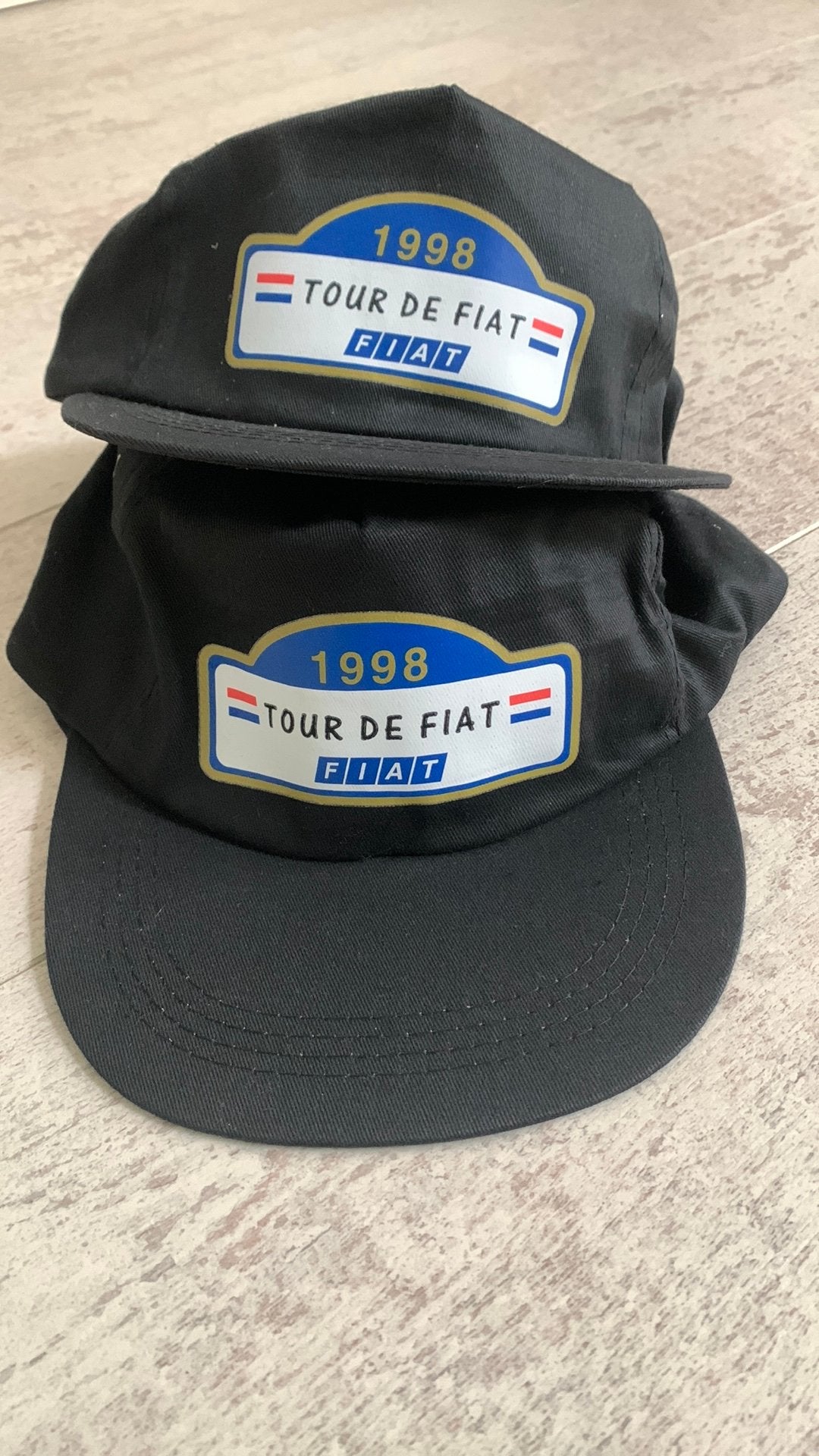 Vintage '1998 Tour de Fiat' Pet – Zeldzame Promo Cap, Ophalen of Verzenden, Zo goed als nieuw, Auto's