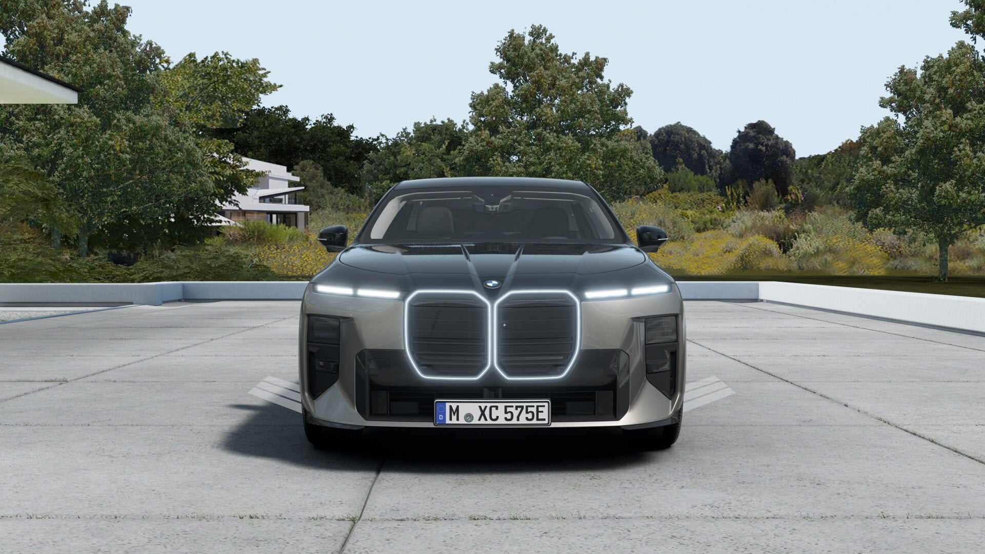 BMW i7 50 xDrive M Sport / Panoramadak Sky Lounge / Executiv, Auto's, Automaat, Dealer onderhouden, Zwart, 2670 kg