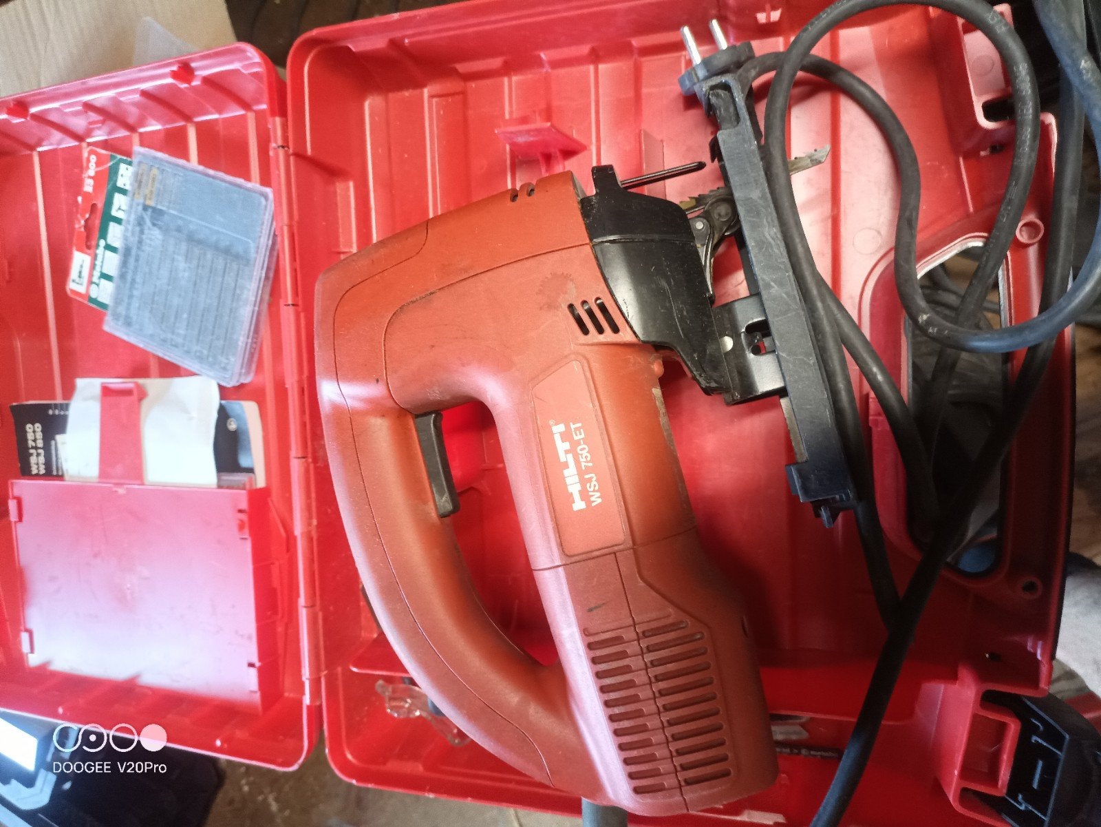 Hilti WSJ 750-ET decoupeerzaag - Goedwerkend, Ophalen of Verzenden, Gebruikt, Decoupeerzaag, Hilti