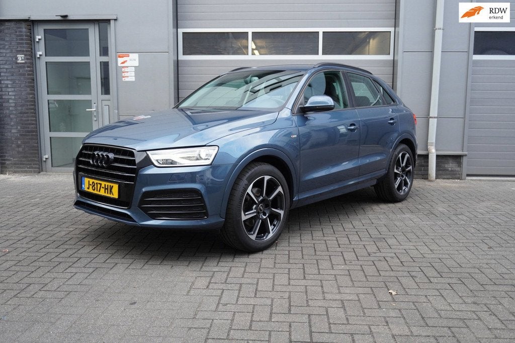 Audi Q3 1.4 TFSI CoD Sport, Auto's, Audi, 4 cilinders, 150 pk, Blauw, Automatische klimaatregeling
