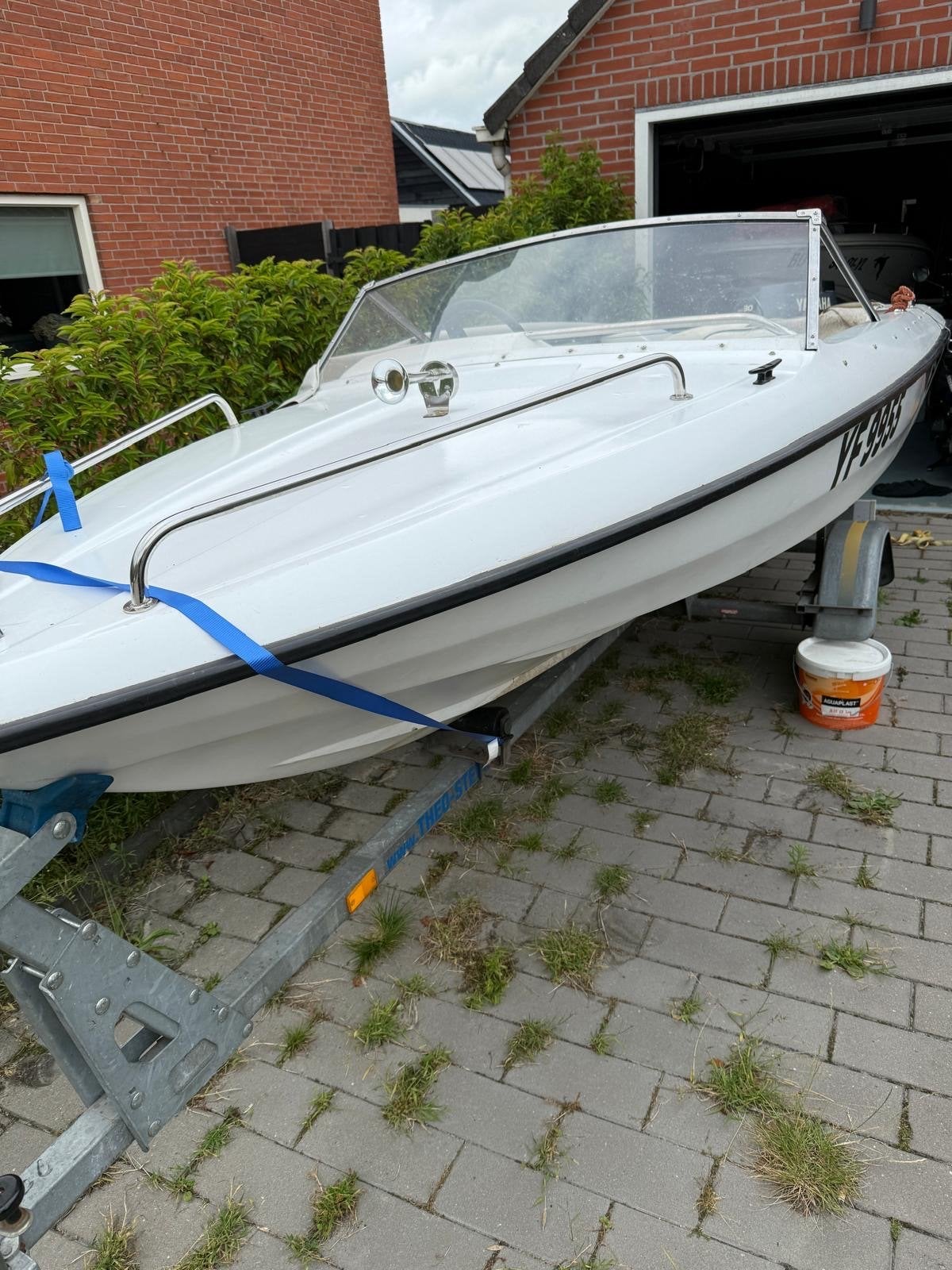 Fletcher speedboot met Yamaha buitenboordmotor 30 pk, Ophalen, Overige merken, Gebruikt, Minder dan 70 pk