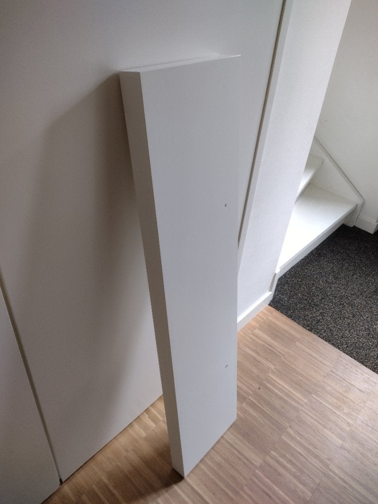 Witte ikea wandplank, Ophalen, Zo goed als nieuw