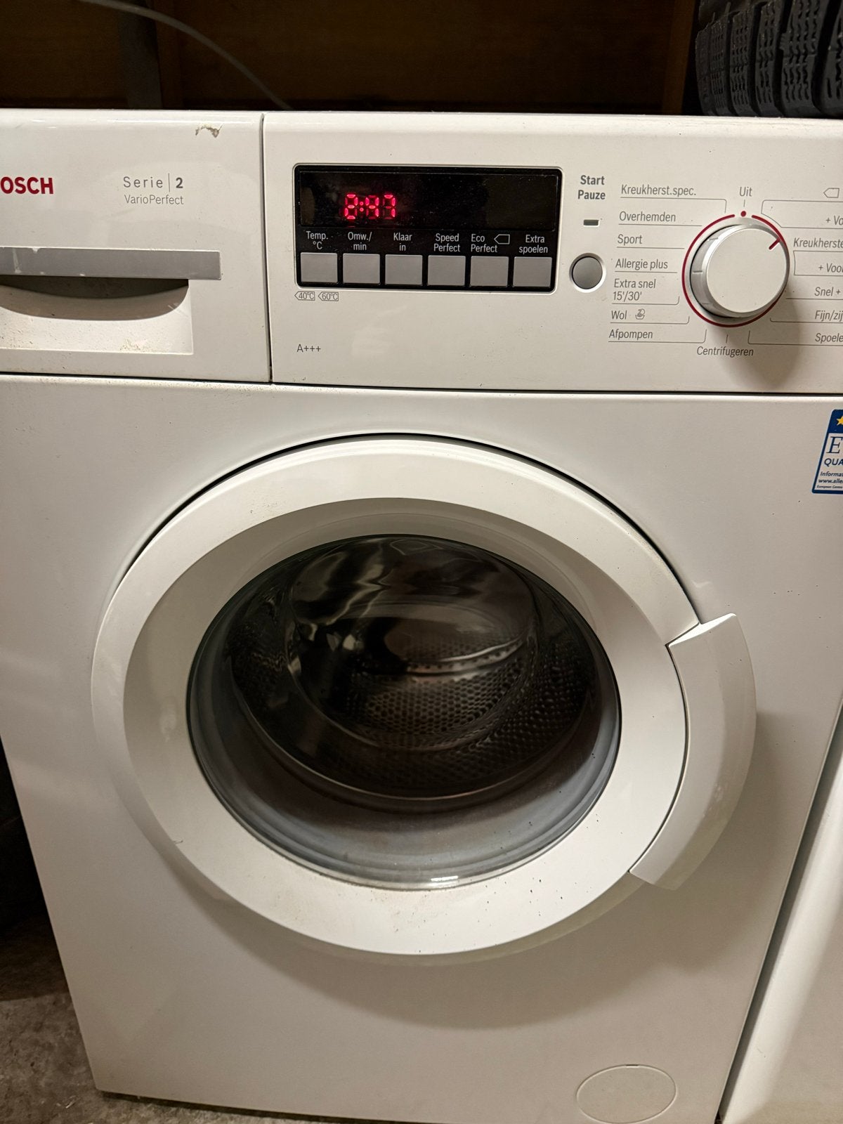 Bosch Serie | 2 VarioPerfect Wasmachine WAB28262NL, Witgoed en Apparatuur, Wasmachines, Gebruikt, Voorlader, 6 tot 8 kg, 85 tot 90 cm