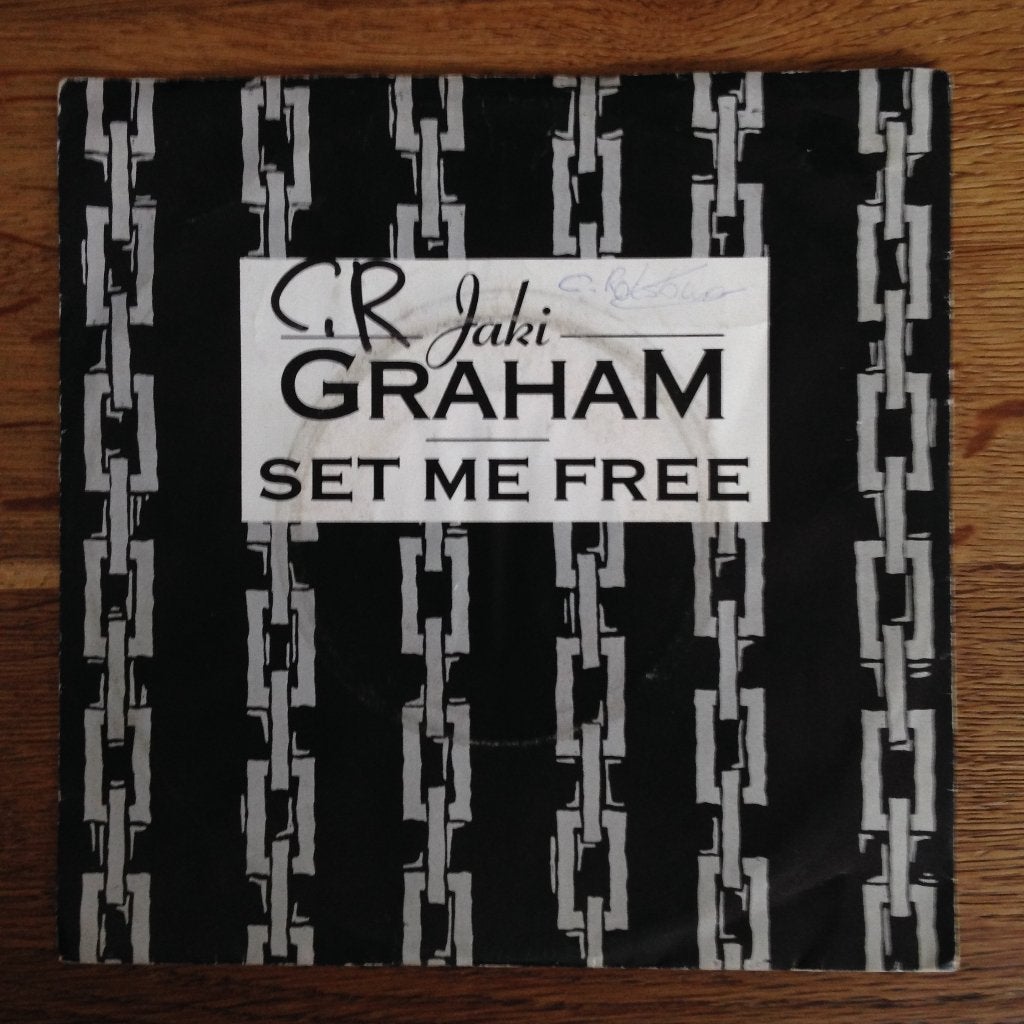 Jaki Graham Set Me Free 7" PS disco synth pop electro 80s, Cd's en Dvd's, Vinyl Singles, Gebruikt, Single, 1980 - 1989, Dance