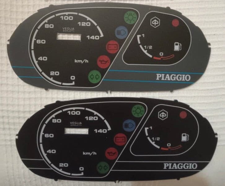 Piaggio skr skipper teller plaatje, Ophalen, Nieuw, Overige typen