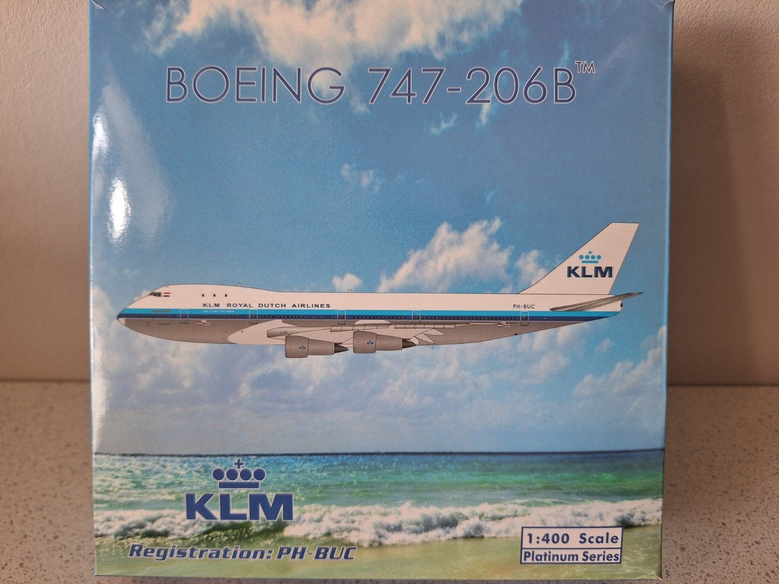 Klm Boeing 747 206B, Ophalen of Verzenden, Zo goed als nieuw, Schaalmodel