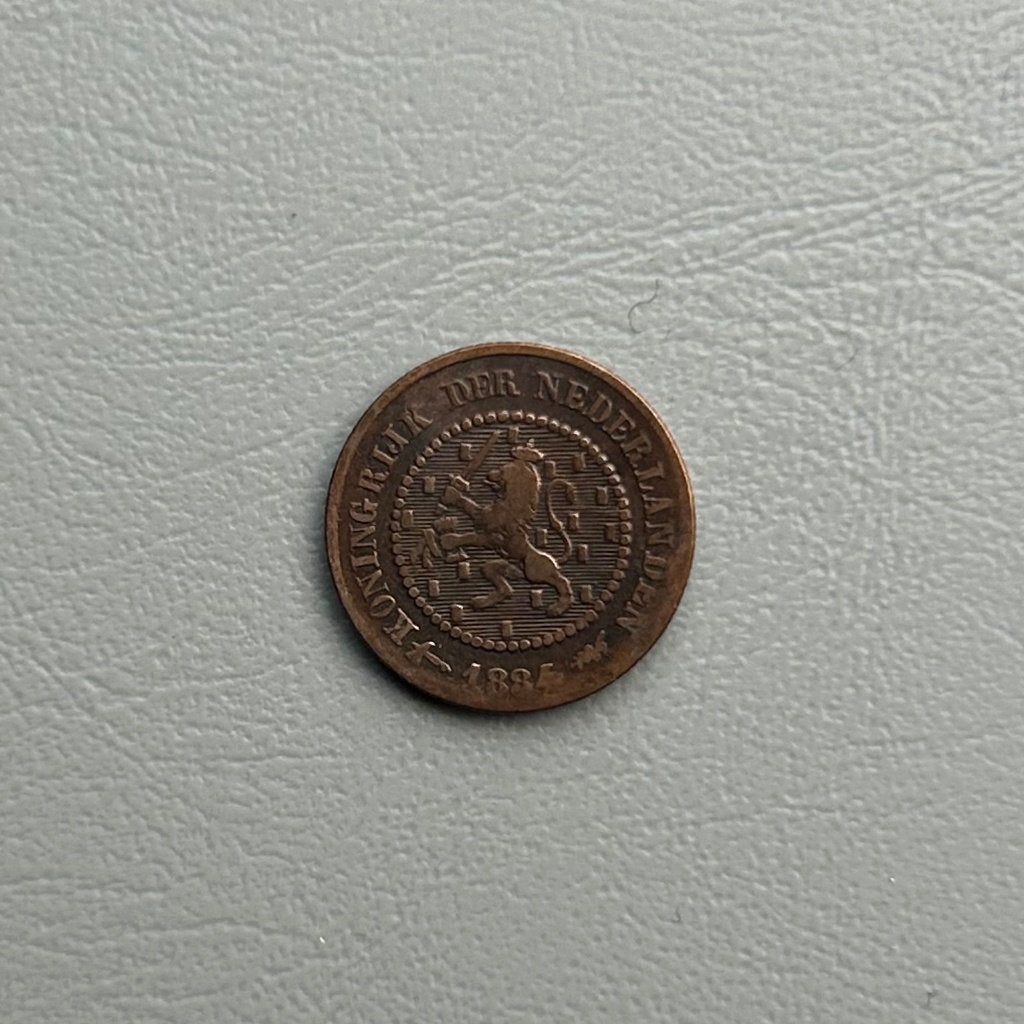 1/2 cent 1884, Postzegels en Munten, Munten | Nederland, Ophalen of Verzenden, Koning Willem III, Overige waardes