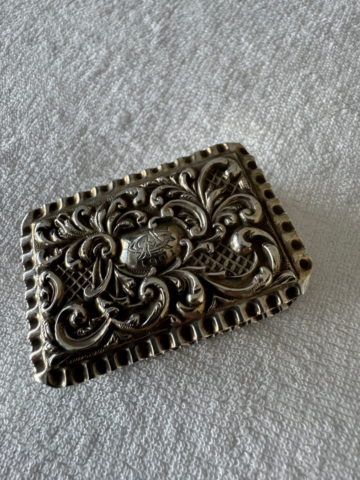 Een brits zilver snuifdoosje, Ophalen of Verzenden, Zilver